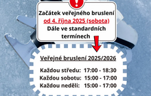 Veřejné bruslení 2025/2026
