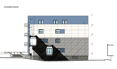 Projektová dokumentace - východní pohled